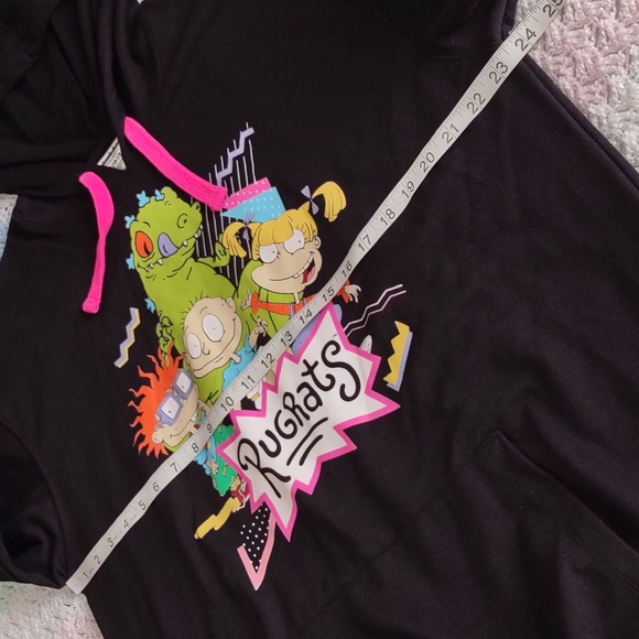 Rugrats XL(15-17) Black Graphic Hoodie - Picture 8 of 13